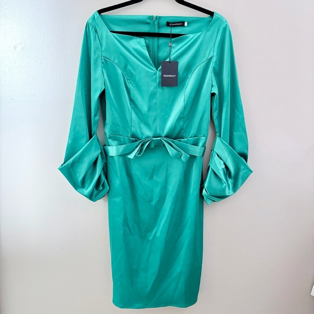 NWT Koandaily Green Dress - Picture 2 of 7